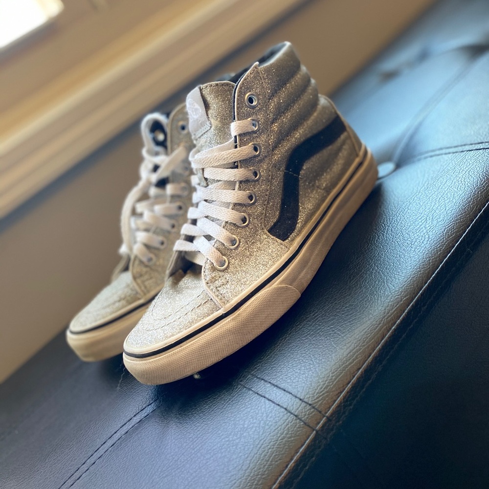 Sparkly silver vans - Picture 2 of 5